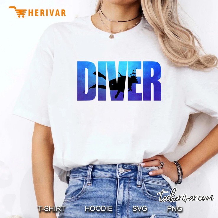 Diver Love Scuba Reef Diving Snorkeling Ladies Tee