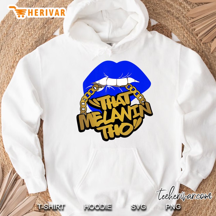 That Melanin Tho - I Love My Melanin - Black Owned Business Hoodie