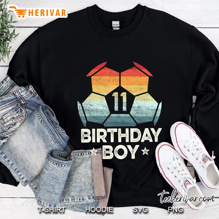 11 Year Old Soccer Player Gifts 11Th Birthday Boy Eleventh Sweatshirt