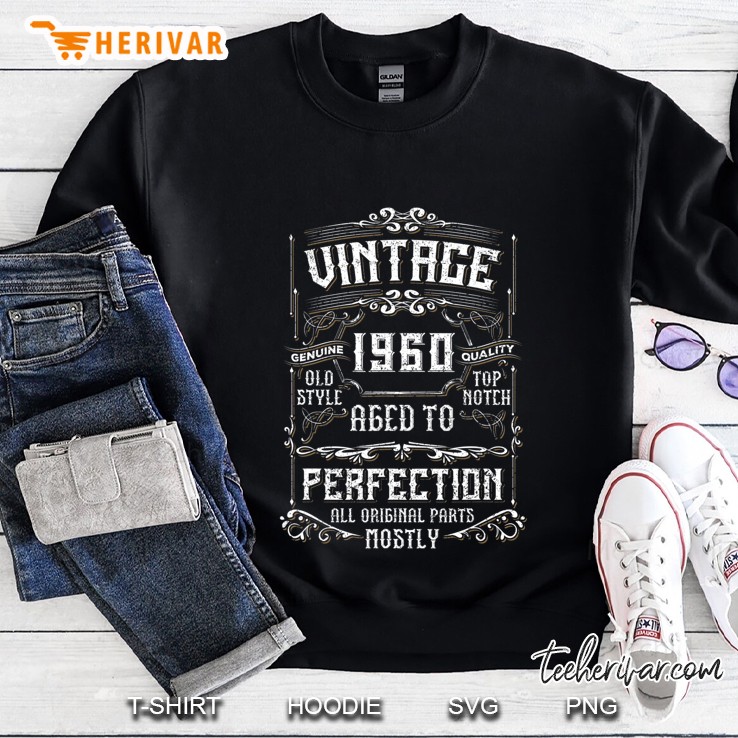 60 Years Old Born In 1960 Vintage 60Th Birthday Sweatshirt
