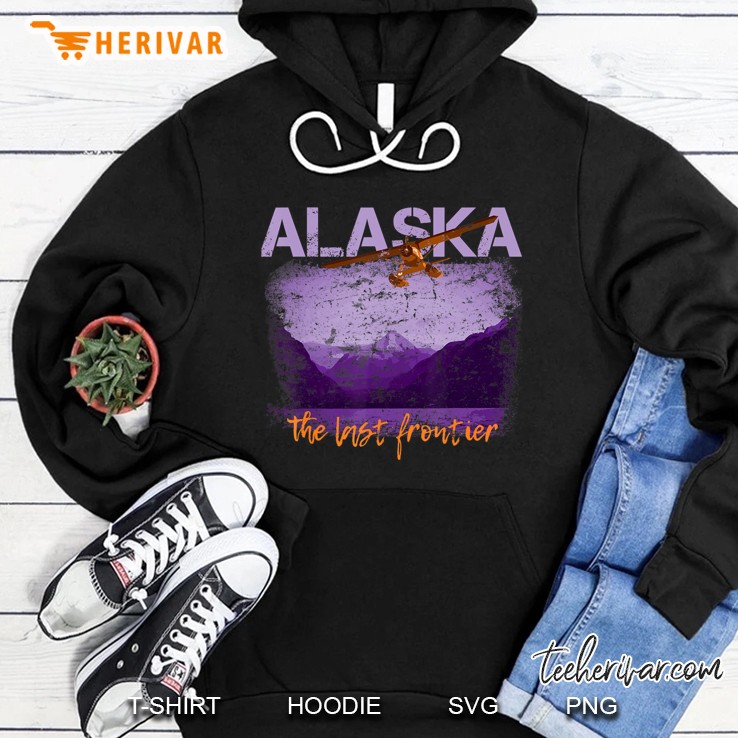 Alaska The Last Frontier With Float Plane Hoodie