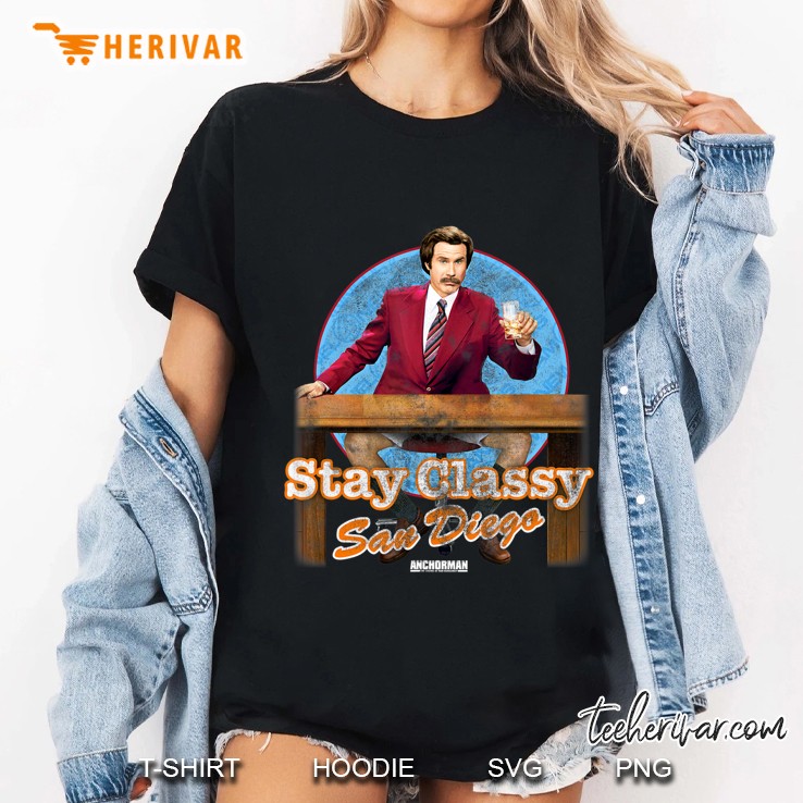 Anchorman Stay Classy San Diego Ladies Tee