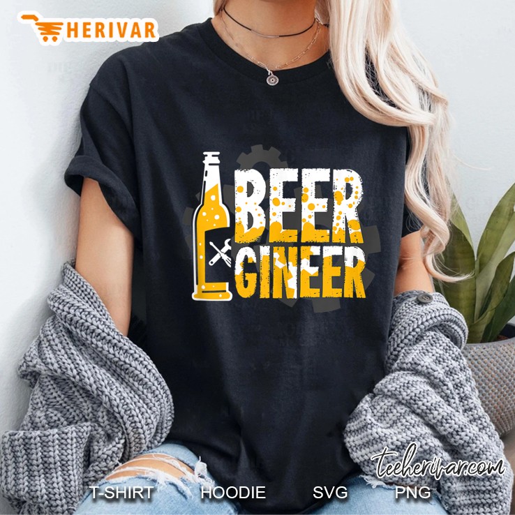 Beergineer Gift For A Beer Drinking Engineer Tank Top Hoodie