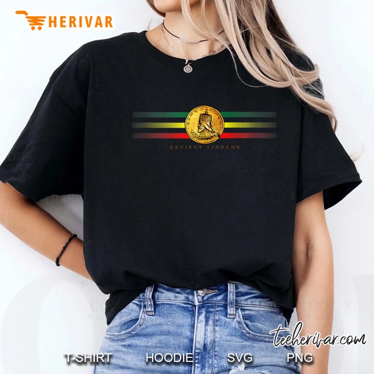 Emperor Haile Selassie Gold Coin Rasta Tank Top Ladies Tee