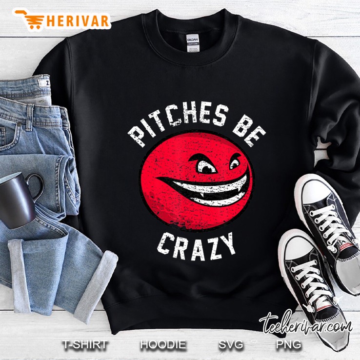 Funny Kickball League Team Shirt Pitches Be Crazy Mugs