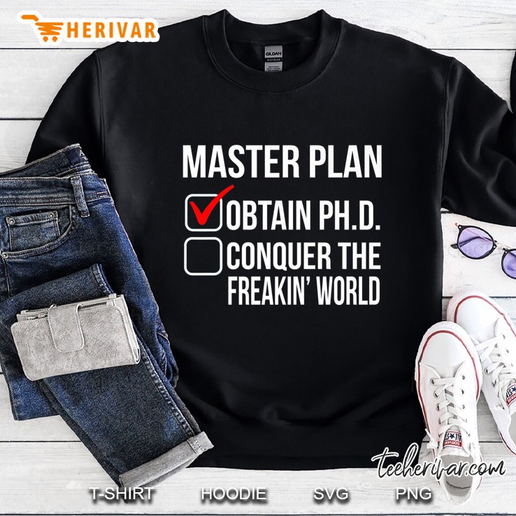 Funny Phd Doctorate Graduation Gift For Him Her Psychology Premium Sweatshirt