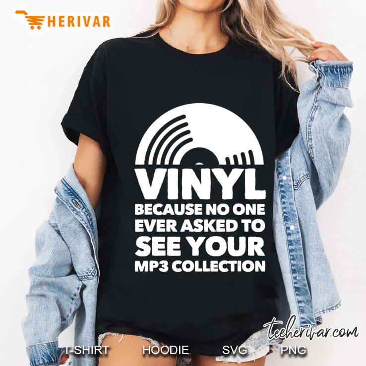 Funny Vinyl Record Tshirt Vinyls Quotes Gift Idea Ladies Tee