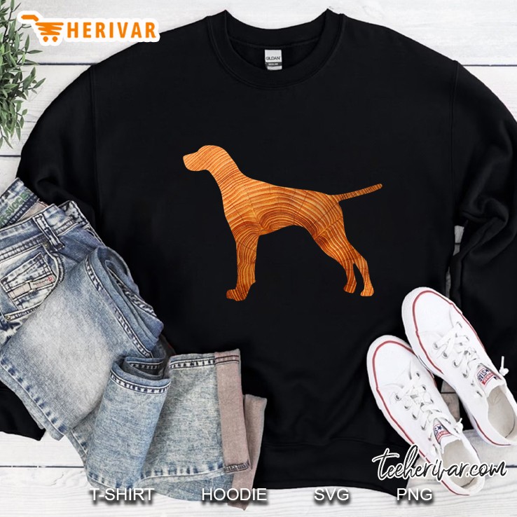 German Shorthair Pointer Shirt Dog Tree Nature Silhouette Sweatshirt