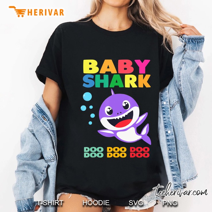 Kids Funny Baby Shark Doo Doo Doo Gift For Kids Boys Hoodie