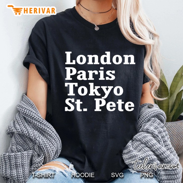 London Paris Tokyo St. Pete Ladies Tee