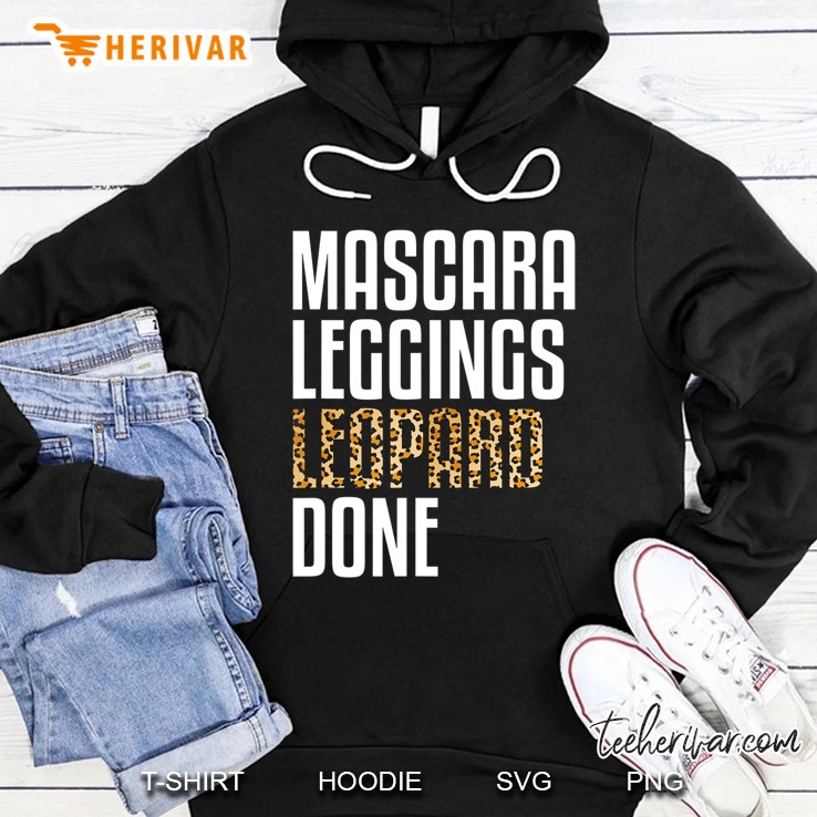 Mascara Leggings Leopard Done Shirt Leopard Print Women Girl Mugs