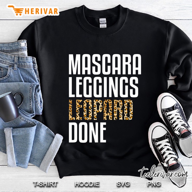 Mascara Leggings Leopard Done Shirt Leopard Print Women Girl Mugs