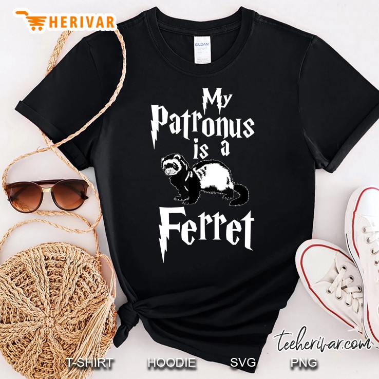 My Patronus Is Ferret Funny Gift Tee Women Men Kid Shirt