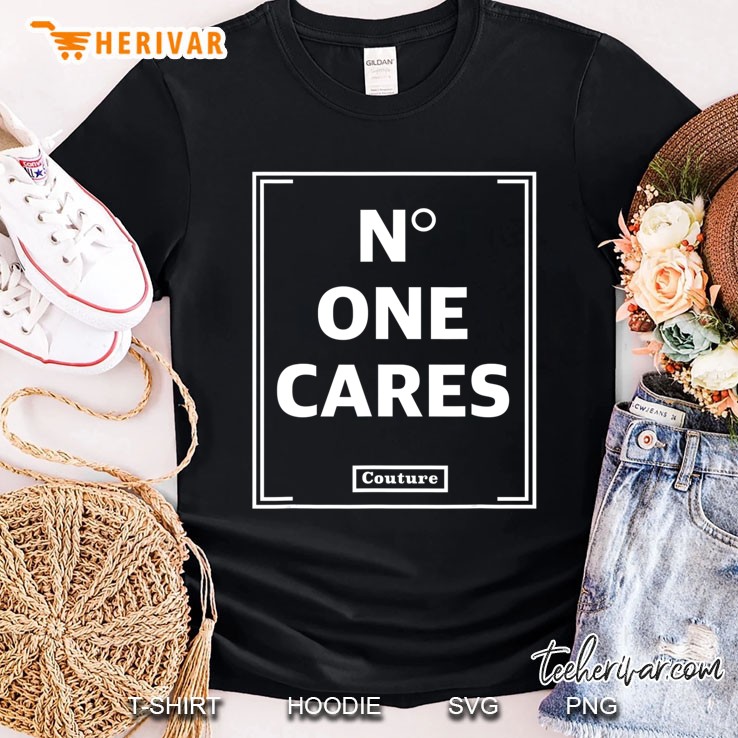 No One Cares Tops Cute Casual Tee Shirt Shirt