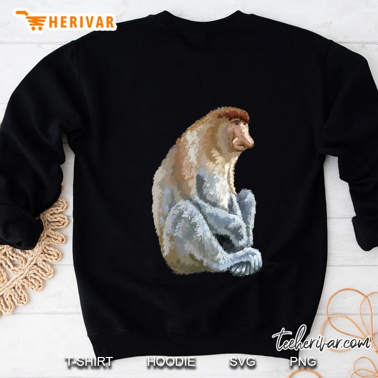 Proboscis Monkey Tshirt Tee Sweatshirt