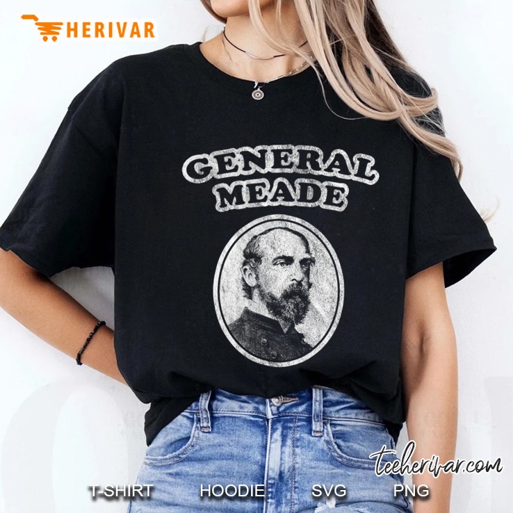 Retro General Meade Civil War Ladies Tee