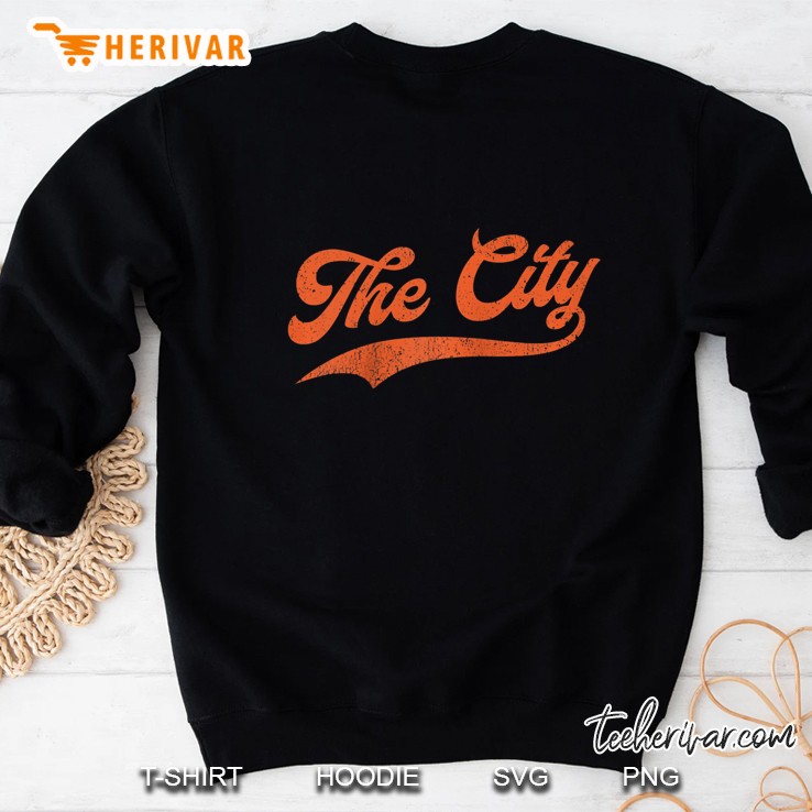 San Francisco Baseball The City Sf Vintage Giant Gift Raglan Baseball Tee Sweatshirt
