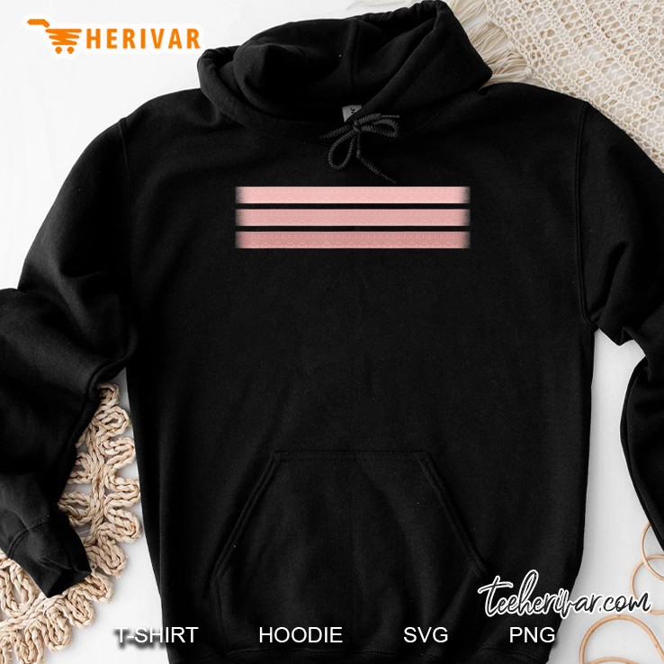 Trending Tri-Toned Blush Henna Striped Hoodie