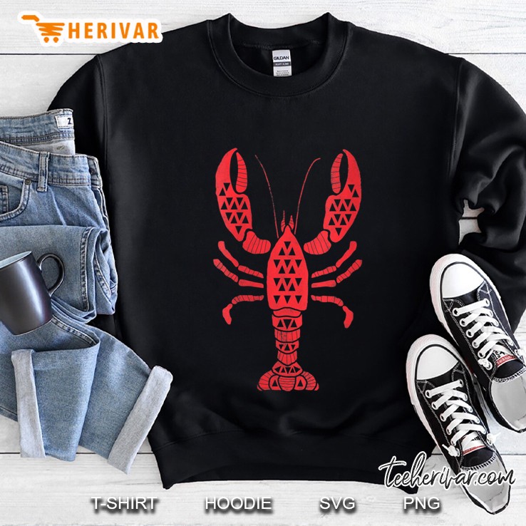 Womens Cute Family Summer Vacation Lobster Top Sweatshirt