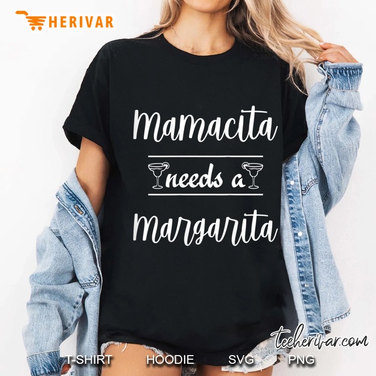 Womens Mamacita Needs A Margarita Vacation Drinking Party Gift Tank Top Ladies Tee