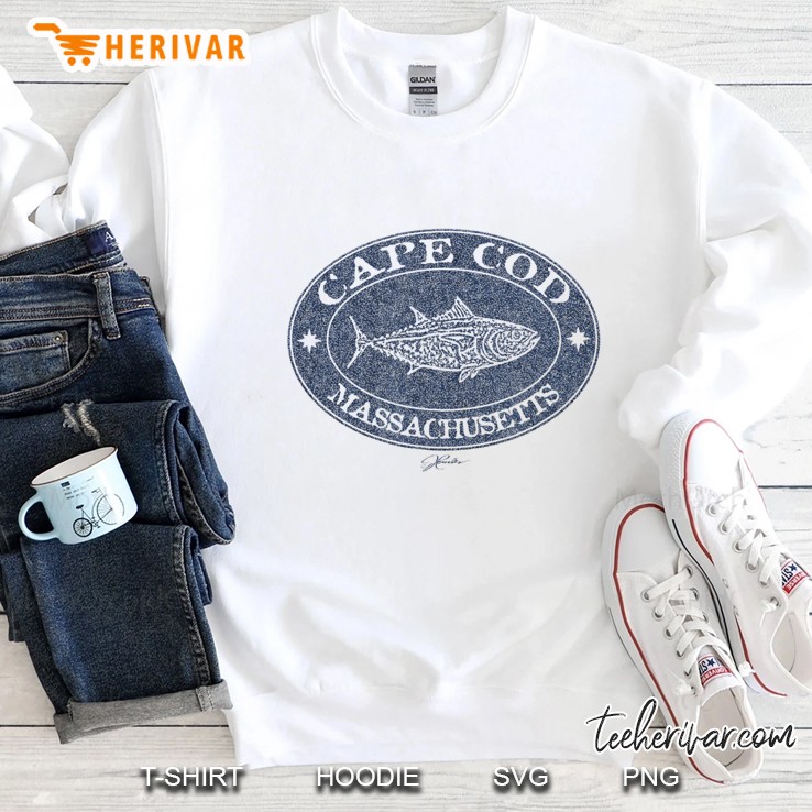 Jcombs Cape Cod, Ma, Bluefin Tuna (Distressed) Sweatshirt