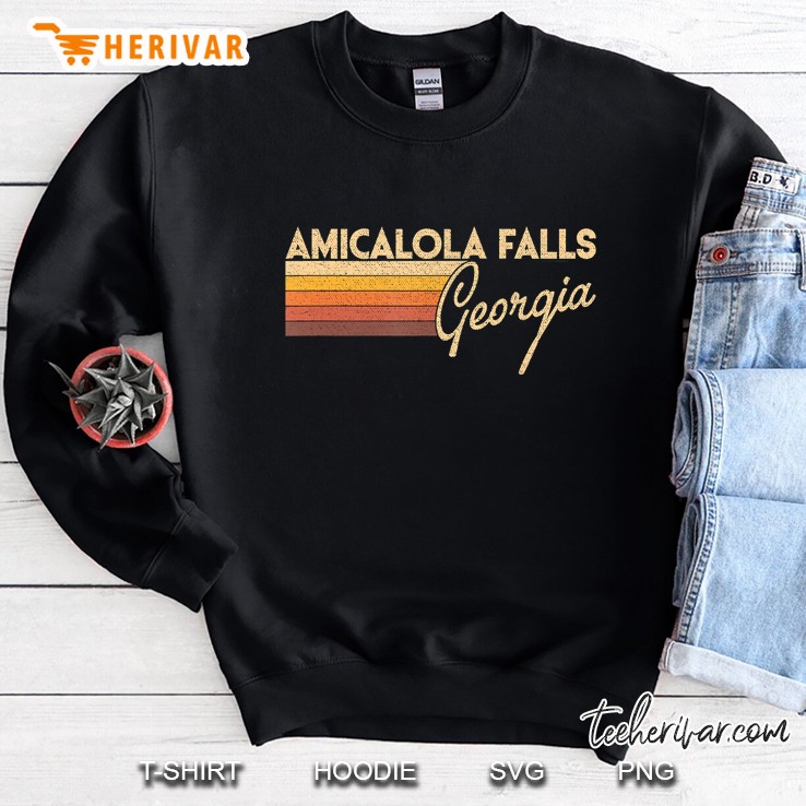 80S Style Amicalola Falls Georgia Sweatshirt