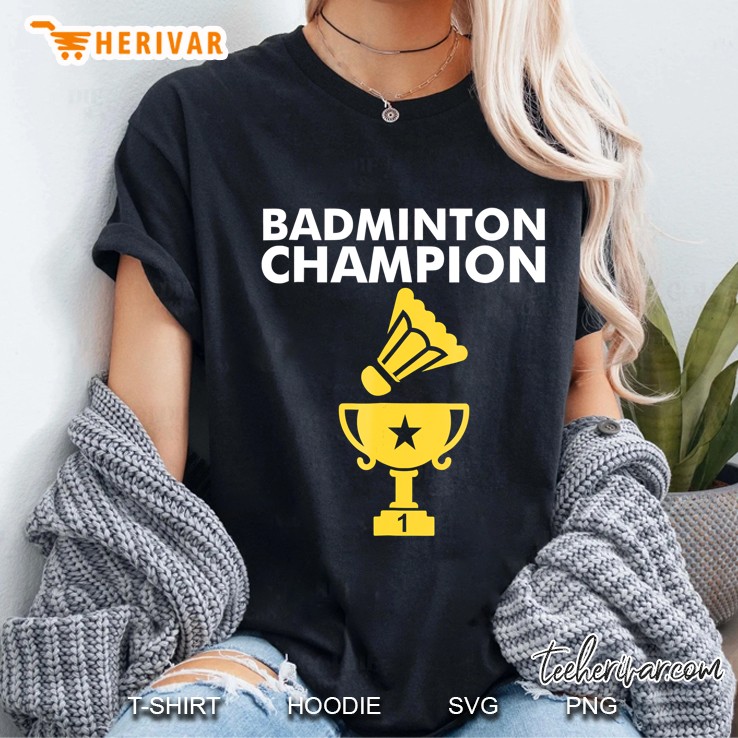 Badminton Champion Birdie Hoodie