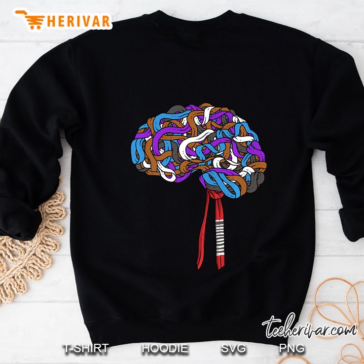 Brazilian Brain On Jiu-Jitsu Belts Mma Gifts For Jiu Jitsu Sweatshirt