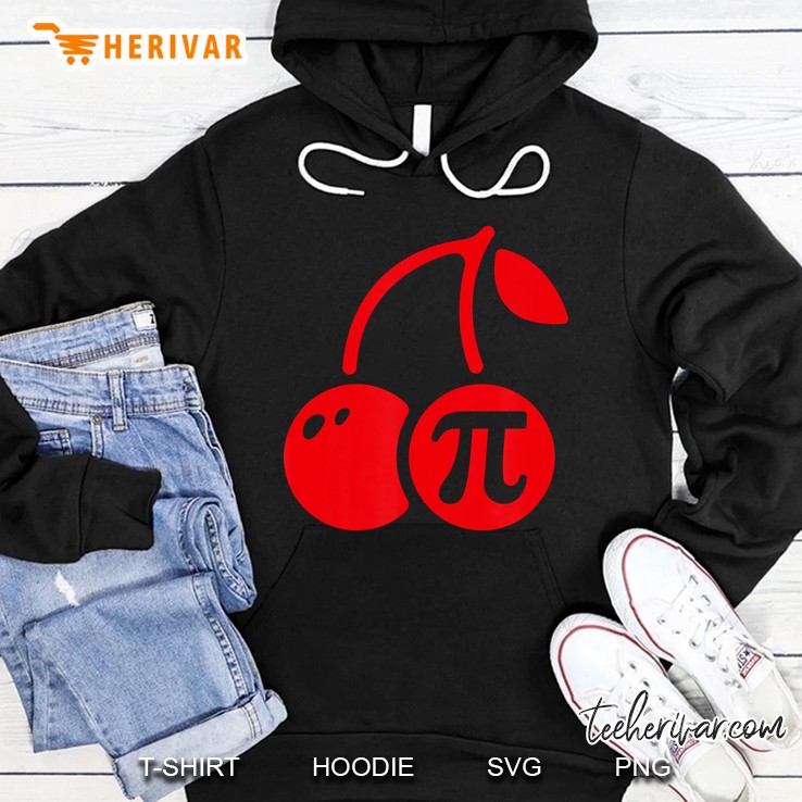 Cherry Pi Day Shirt, Funny Math Nerd Pie Teacher 3.14 Tshirt Mugs