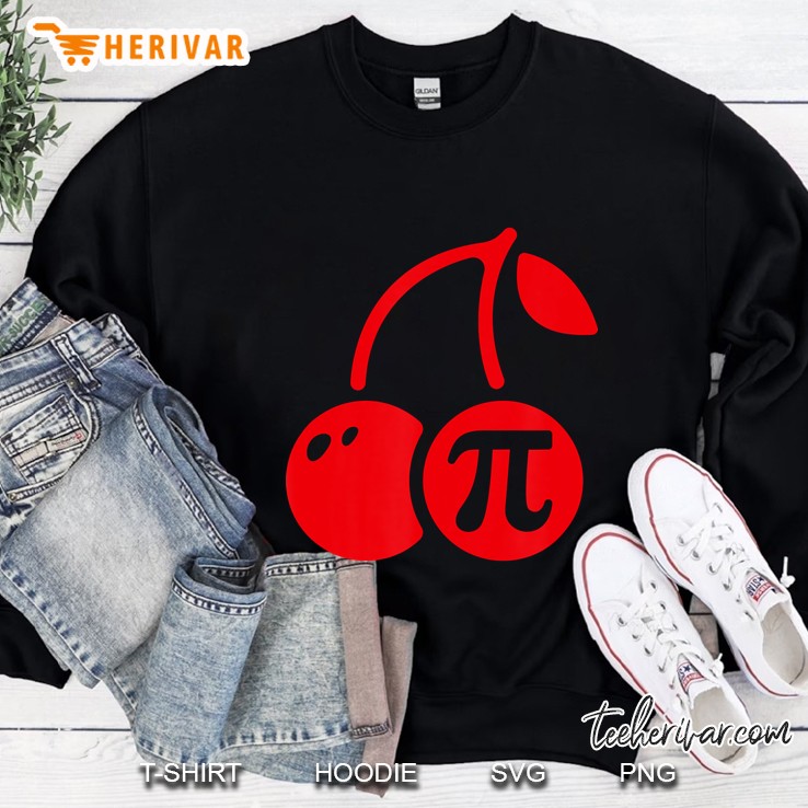 Cherry Pi Day Shirt, Funny Math Nerd Pie Teacher 3.14 Tshirt Mugs