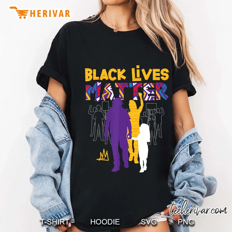 Colorful Black Lives Matter Ladies Tee