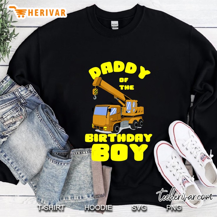 Cool Daddy Of The Birthday Construction Boy Shirt Gift Mugs