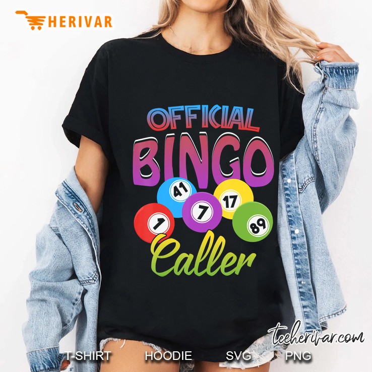 Cute Official Bingo Caller Shirt Bingo Player Gift Hoodie