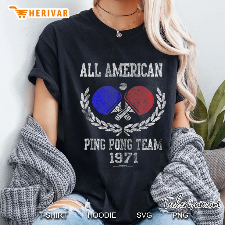 Forrest Gump Ping Pong Tank Top Ladies Tee