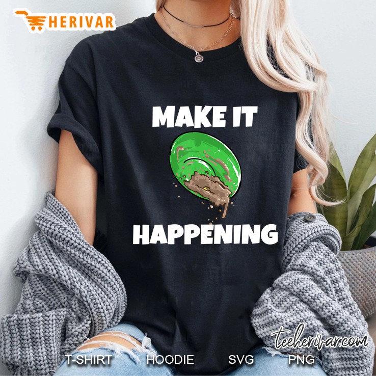 Gold Rush Make It Happening Beets Quote Gold Pan Shirt Ladies Tee