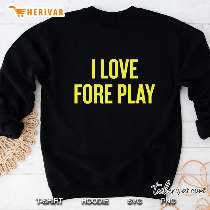 I Love Fore Play Funny Foreplay Golf Fan Mugs