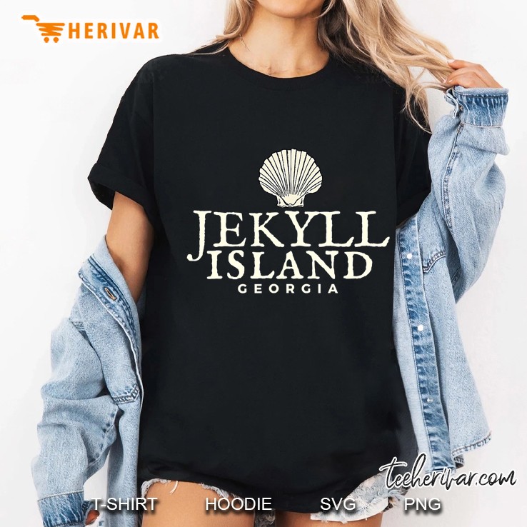 Jekyll Island , Georgia Ocean Shell Ladies Tee