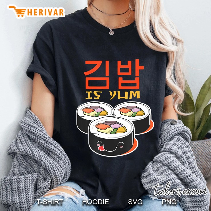 Kimbap Is Yum With Tongue Hanging Out Emoji Hoodie