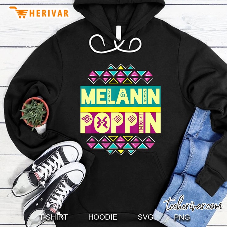 Melanin Poppin Shirt Black History Month Shirt Women Girls Mugs