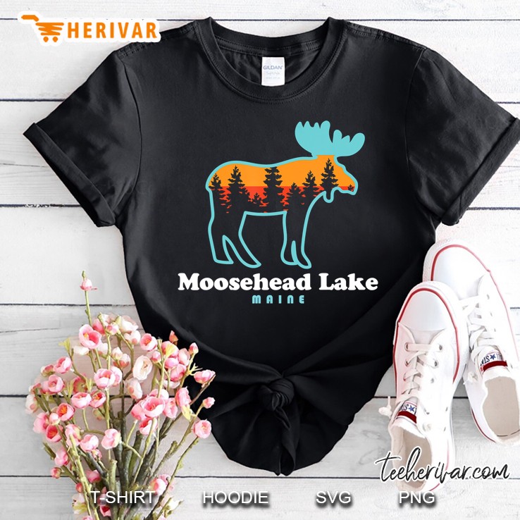 Moosehead Lake Maine - Moose Moosehead Lake Shirt