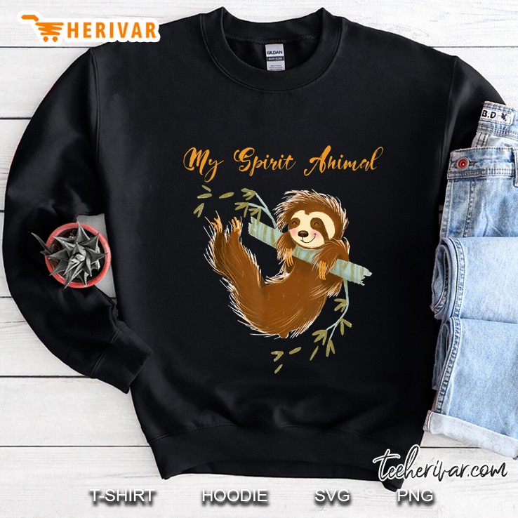 My Spirit Animal Is A Sloth Funny For Gift Mugs