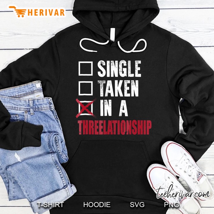 Polyamory Tshirt Throuple Shirt Relationship Status Mugs