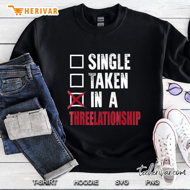 Polyamory Tshirt Throuple Shirt Relationship Status Mugs