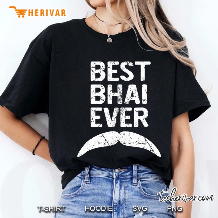 Rakhi Best Bhai Ever Raksha Bandhan Gift For Brother Ladies Tee