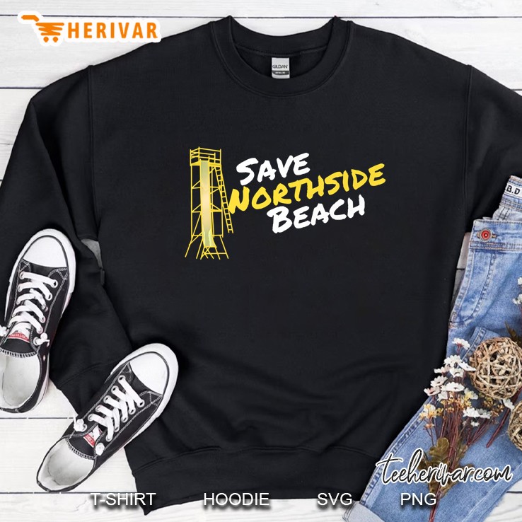 Save Northside Beach Funny Zanesville Ohio Throwback Sweatshirt