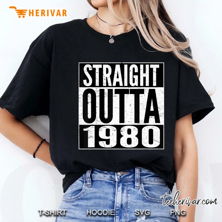 Straight Outta 1980 - Birthday Hoodie