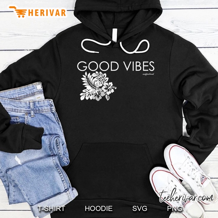 Womens Muffinchanel Good Vibes Hawaii Hoodie