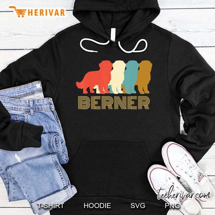 Vintage Bernese Mountain Dog , I Love My Berner Hoodie