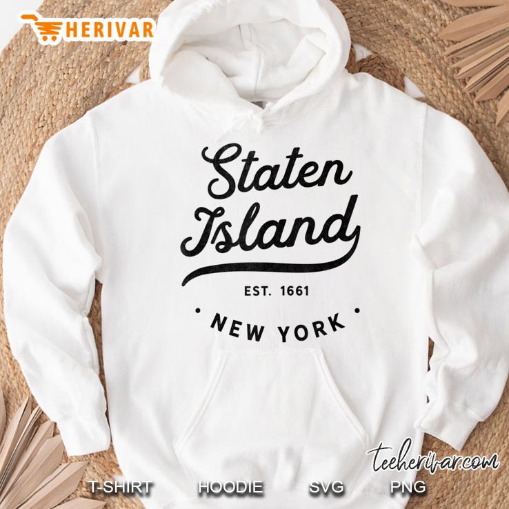 Classic Retro Vintage Staten Island New York City Tank Top Hoodie