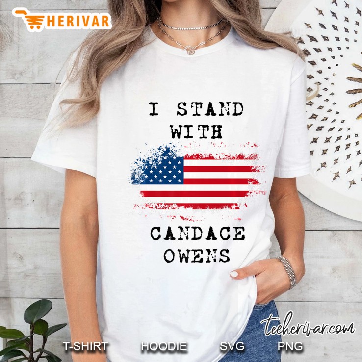 I Stand With Candace Owens Shirt Premium Ladies Tee